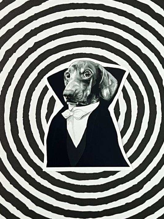 Count Dachshula Sticker